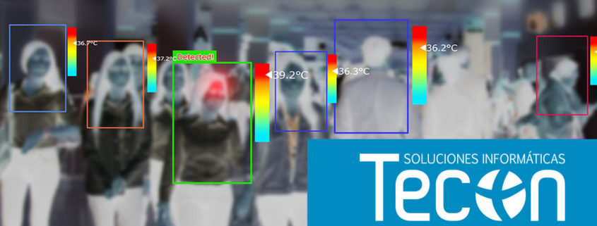 Cámaras termográficas y dispositivos térmicos de medición de la temperatura corporal en espacios públicos - tecon