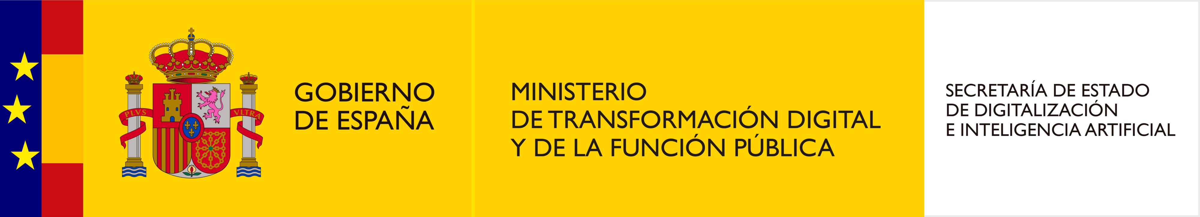 Logo del ministerio de transformación digital